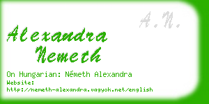 alexandra nemeth business card